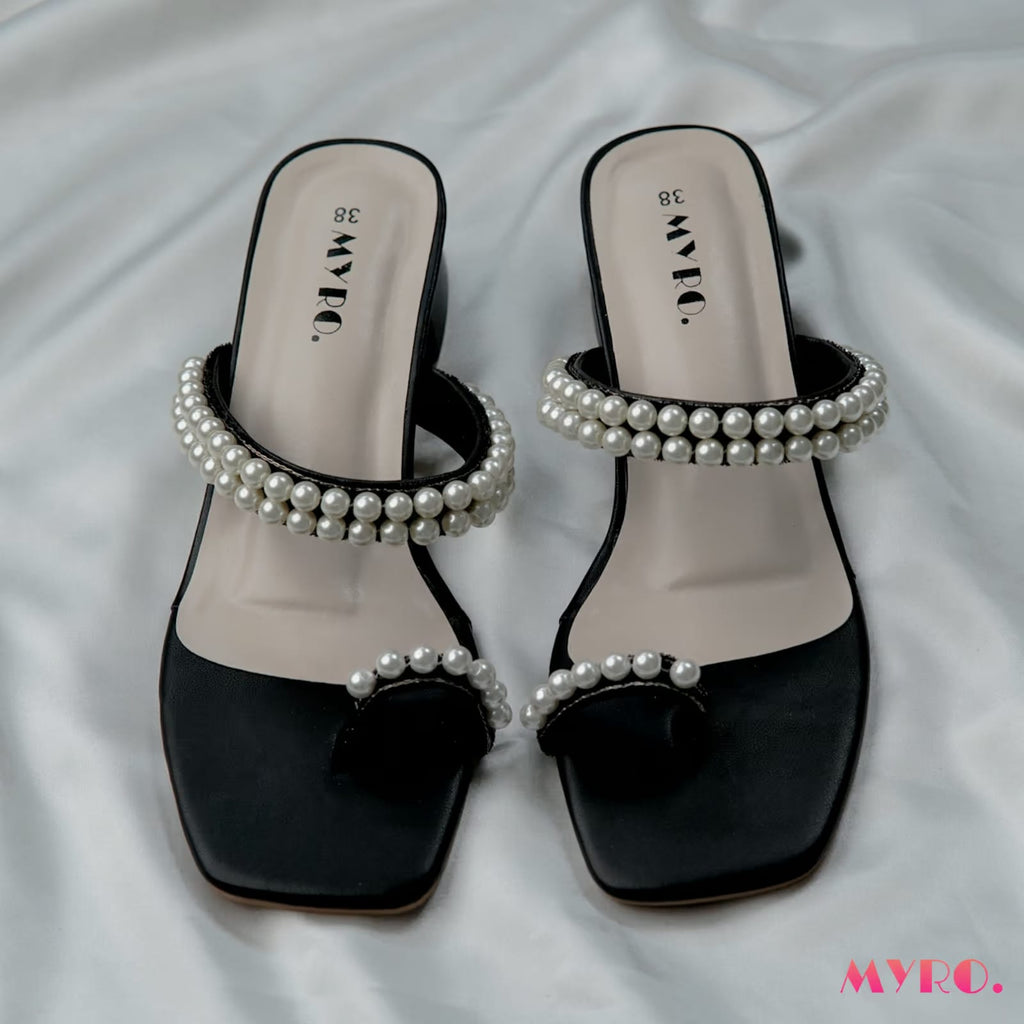 Alora Black Heel - MYRO