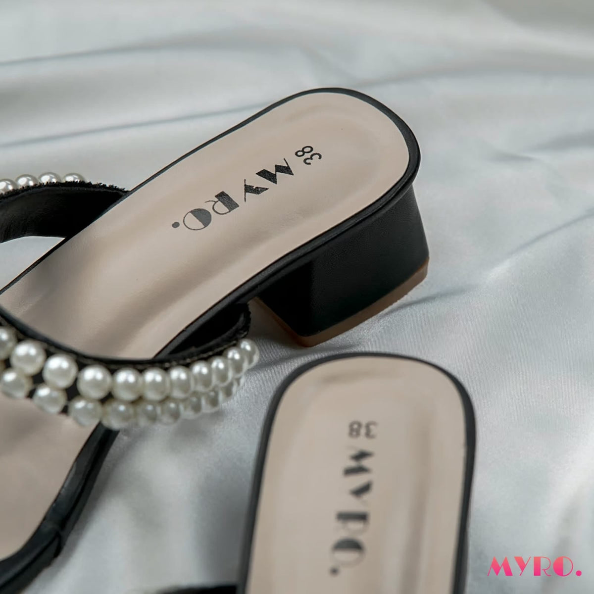 Alora Black Heel - MYRO
