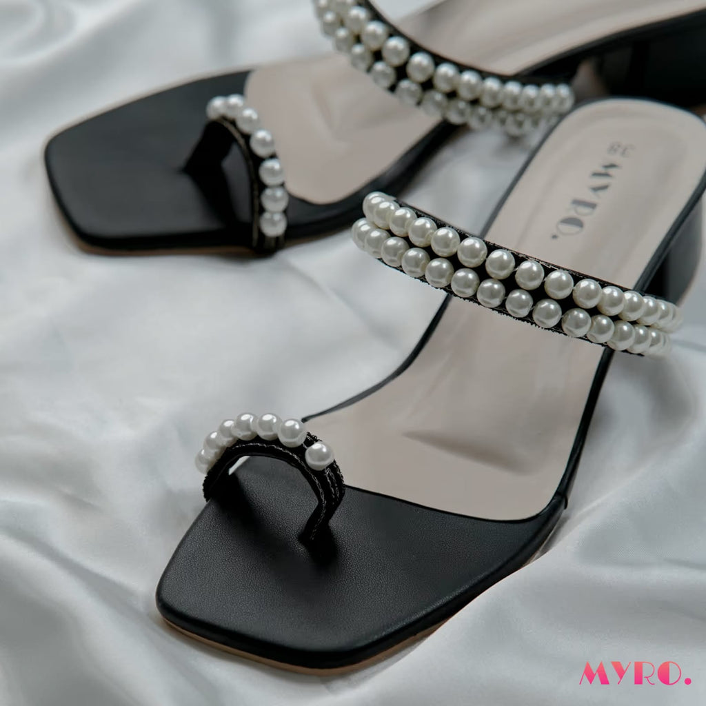 Alora Black Heel - MYRO
