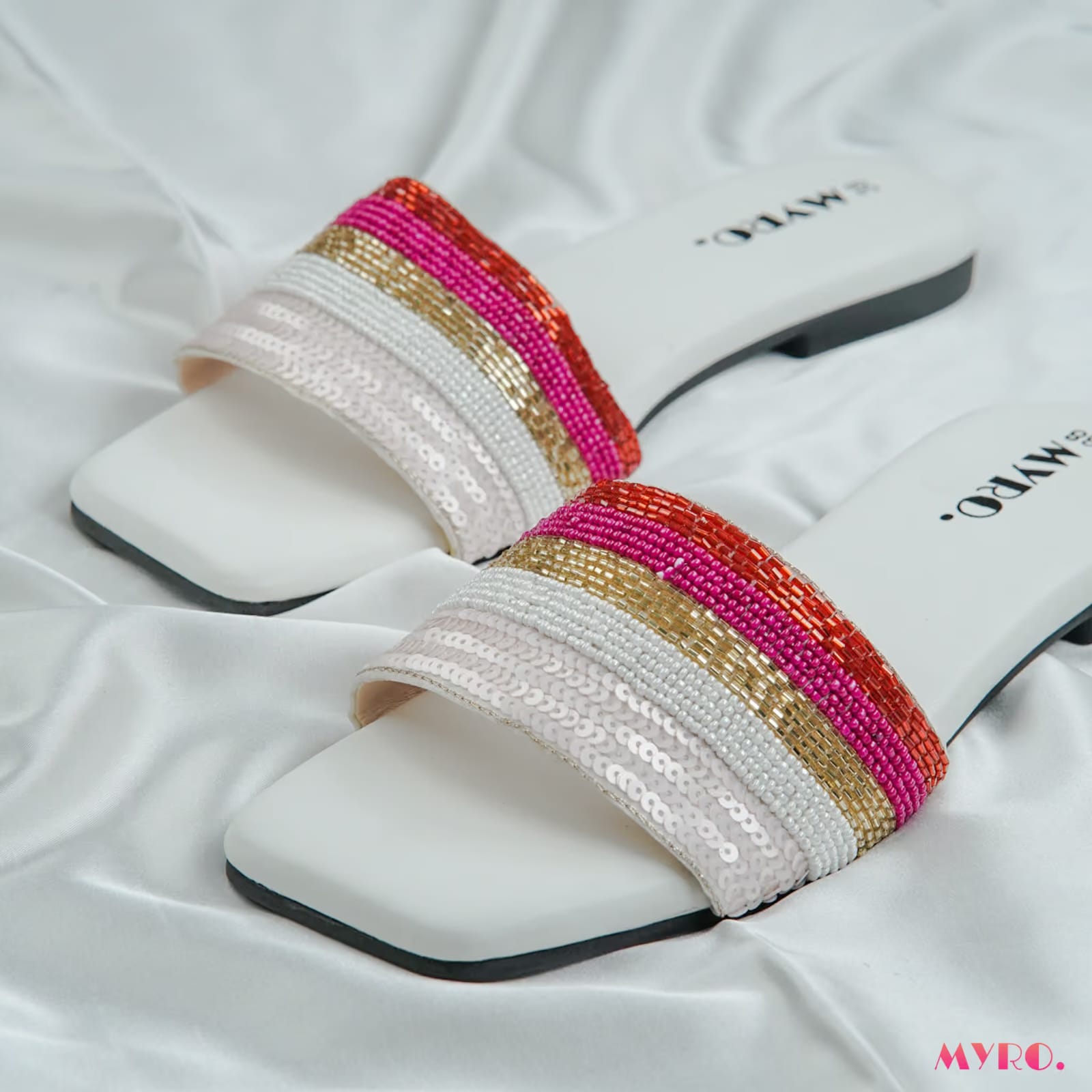 Ameza White Slide - MYRO