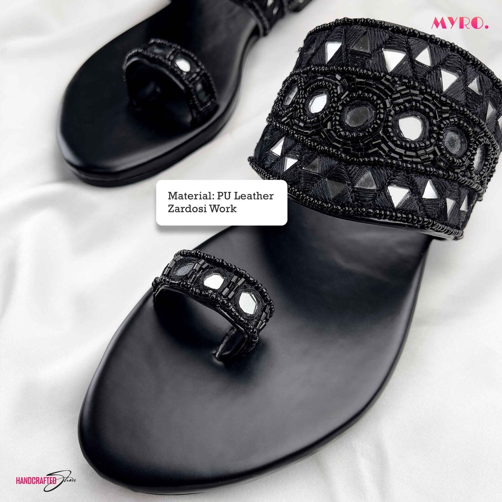 Anzara Zardosi Chappal - MYRO