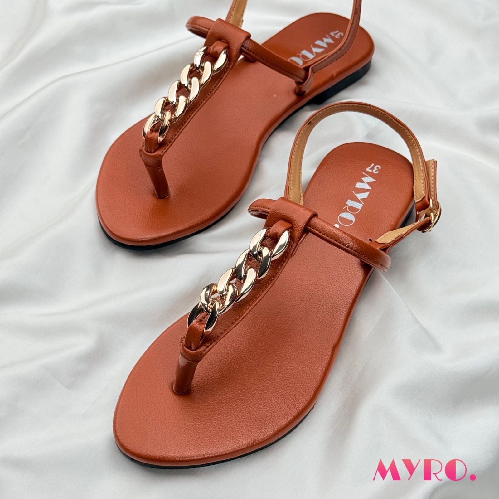 Chainova Mustard Thongs - MYRO