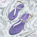 Cierra Lavender Thongs - MYRO