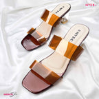 Crystalene Choclate Heel - MYRO