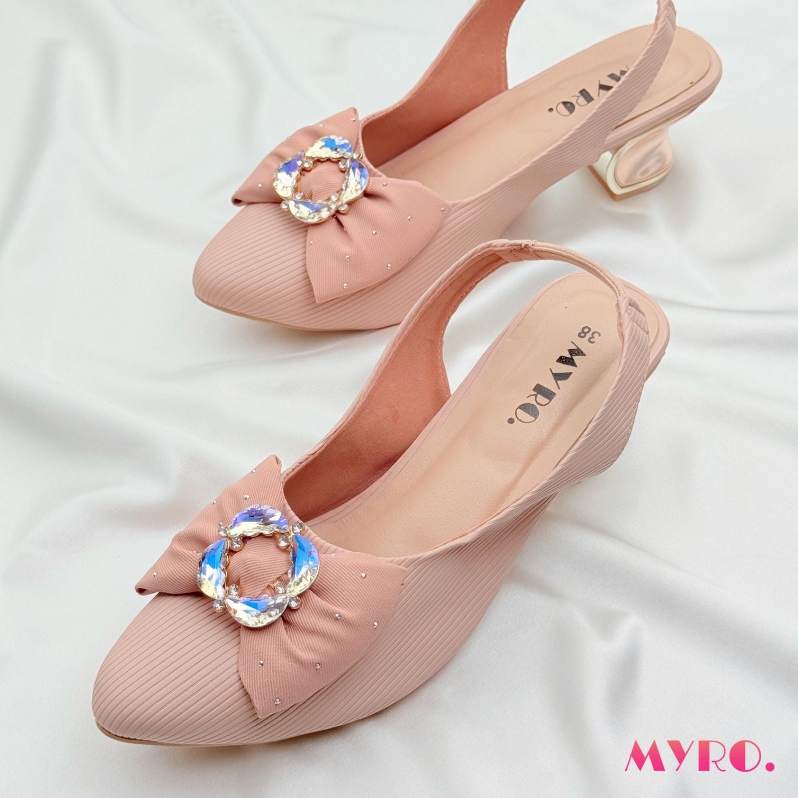 Elva Pink Mules - MYRO