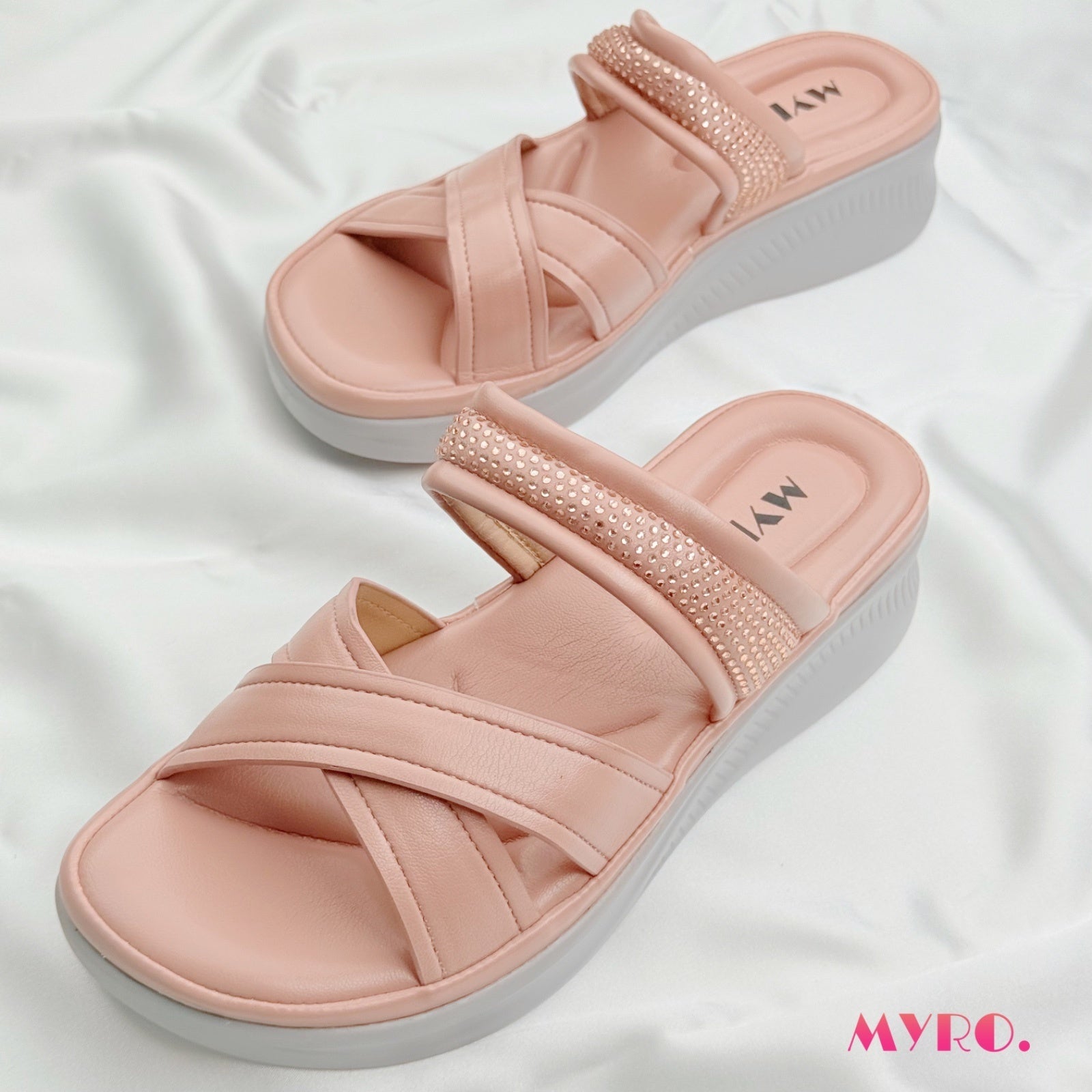 Flova Pink Boston Heel - MYRO