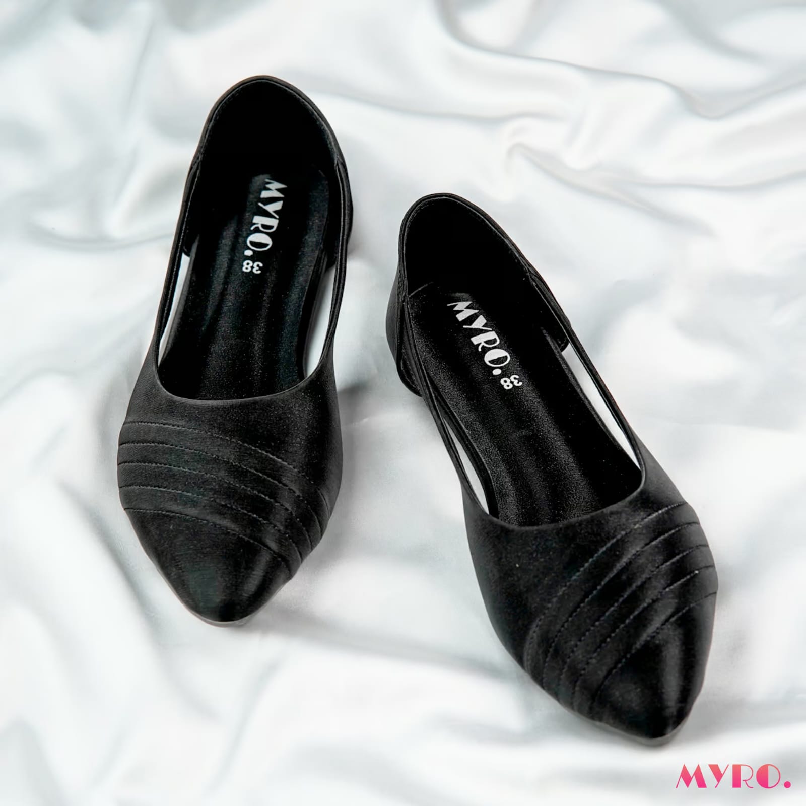 Fuze Black Mules - MYRO