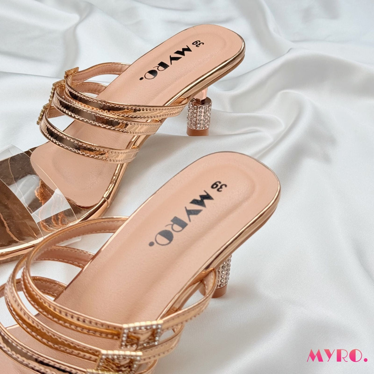 Lira Rose Gold Heel - MYRO