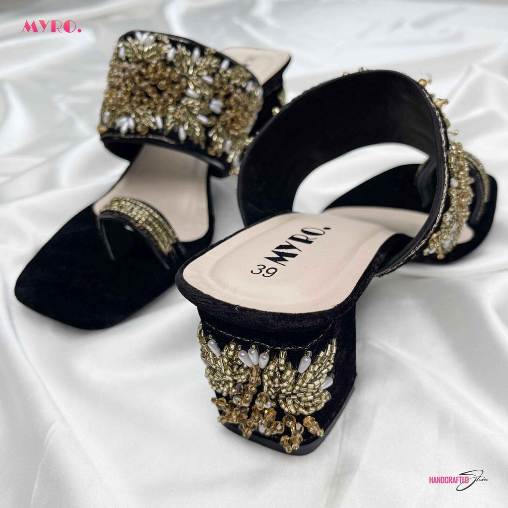 Mahnoor Zardosi Heel - MYRO