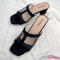 Mesh Black Heel - MYRO