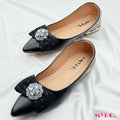 Milia Black Mules - MYRO