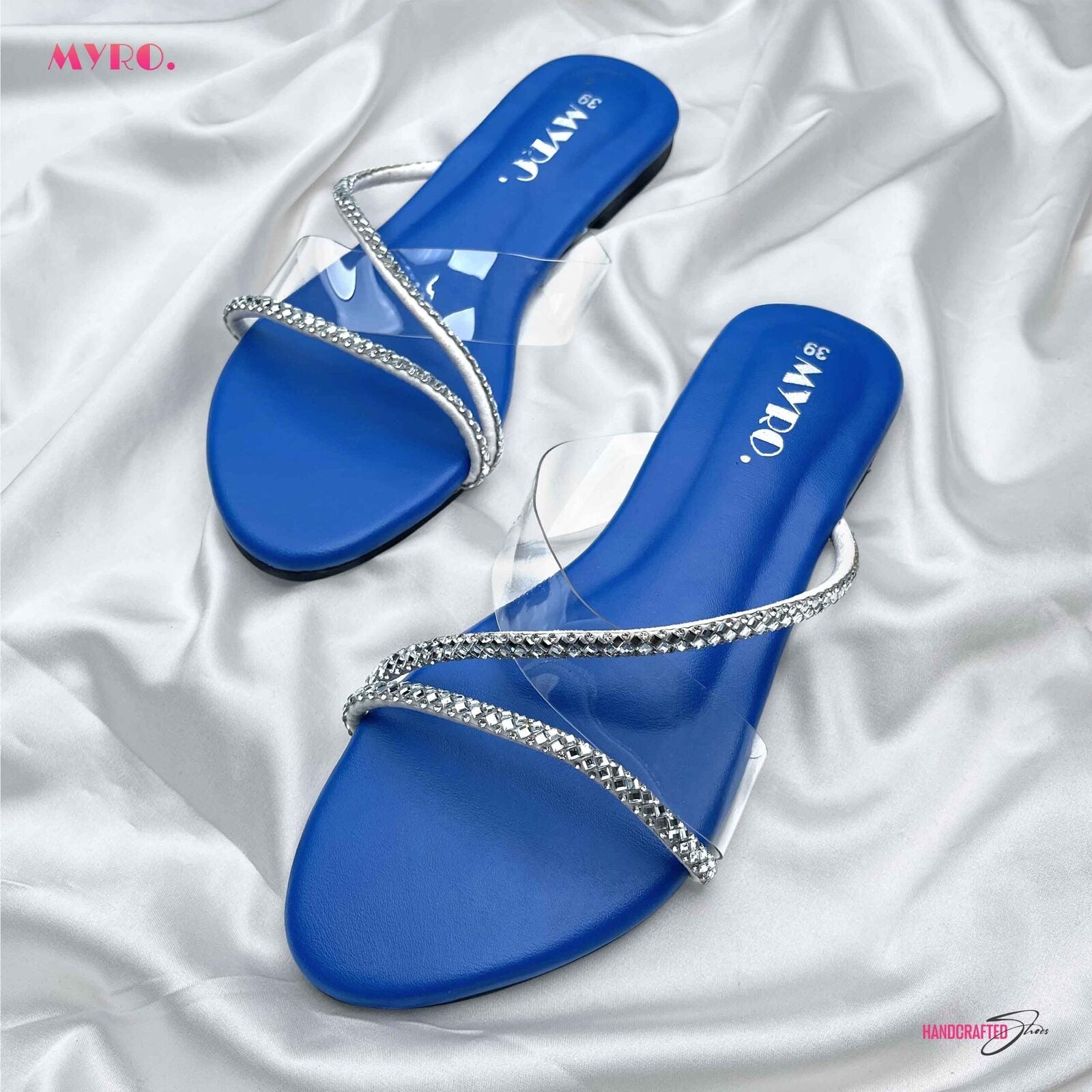 Myro Blue Statement Slide - MYRO