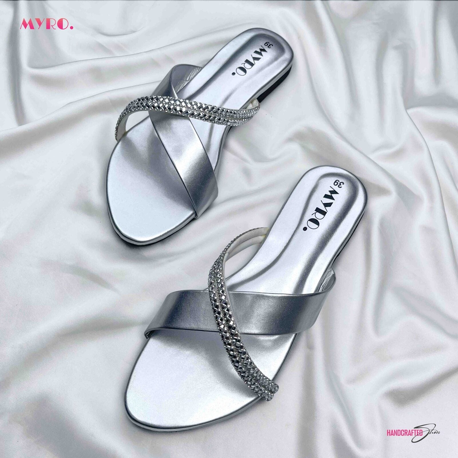 Myro Silver Fuschia Flat - MYRO