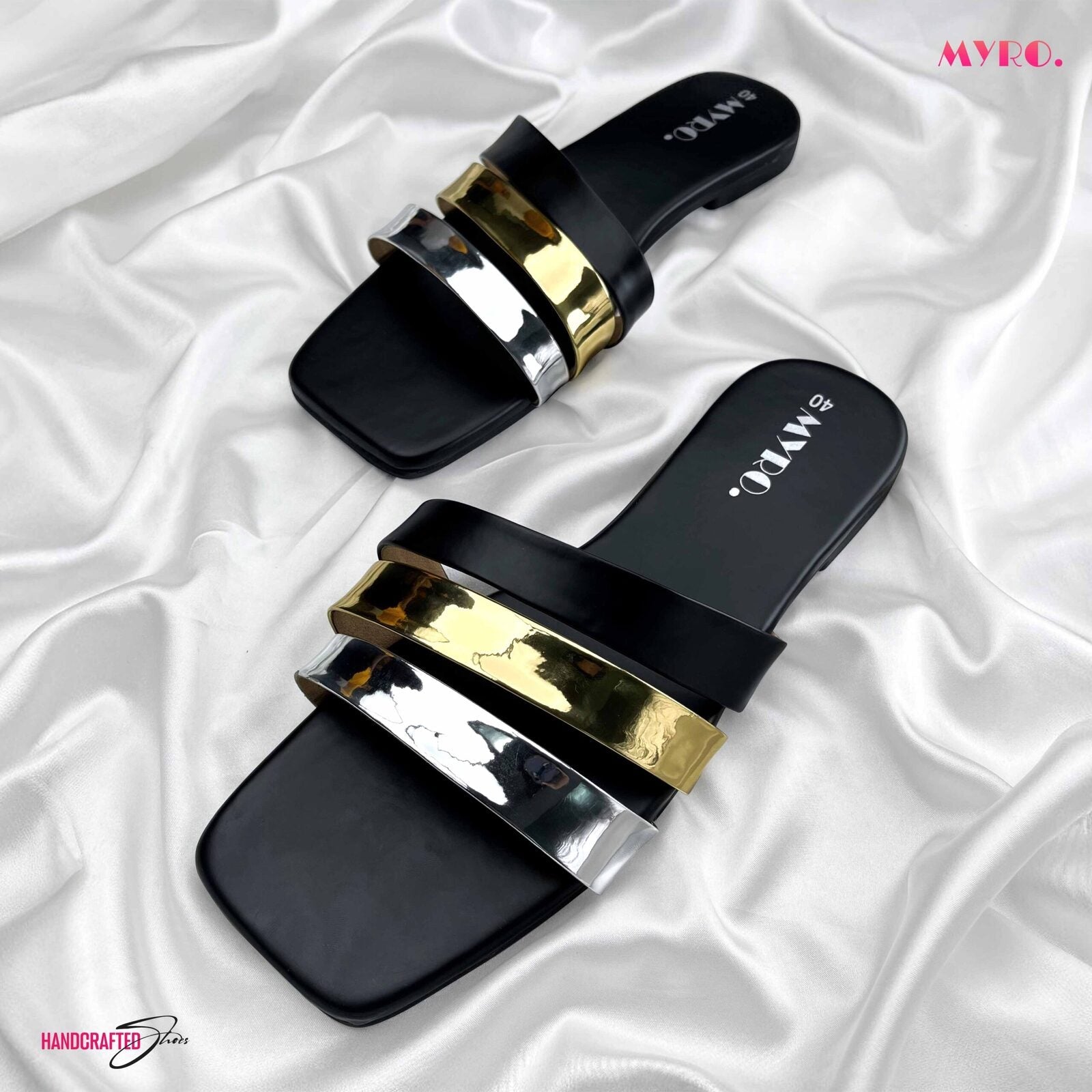 Ophelia Black Flat - MYRO