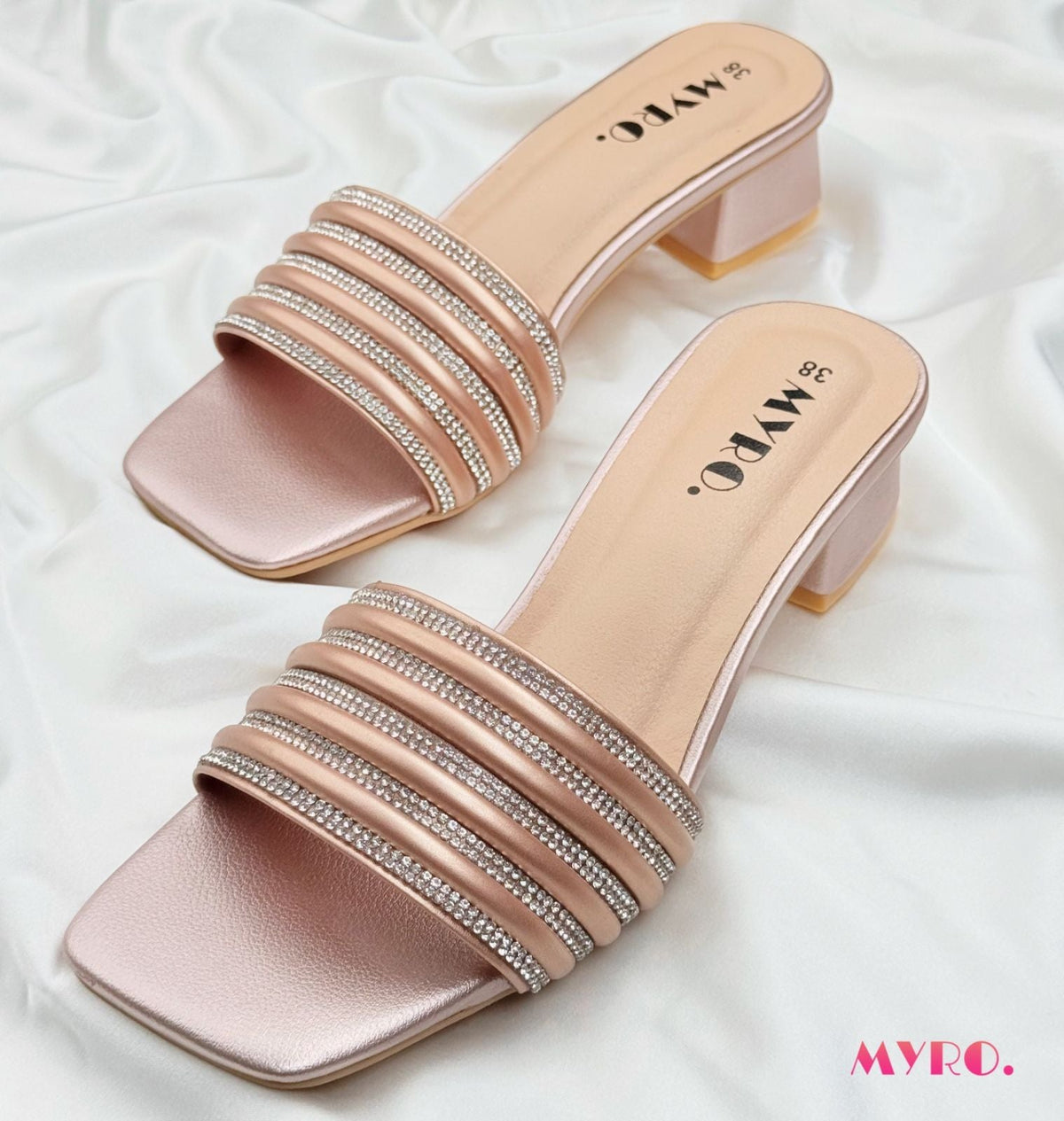 Ritz Rose Gold Heel - MYRO