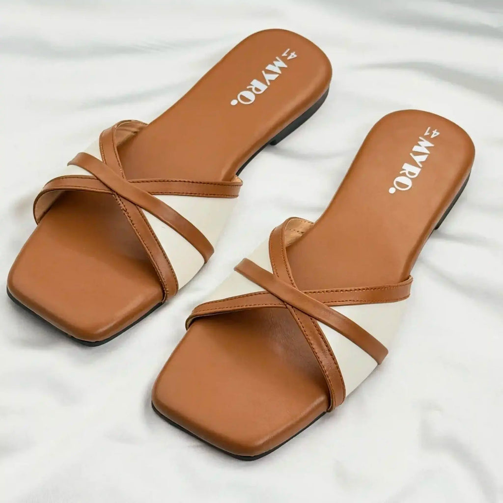 Sania Brown Slide - MYRO