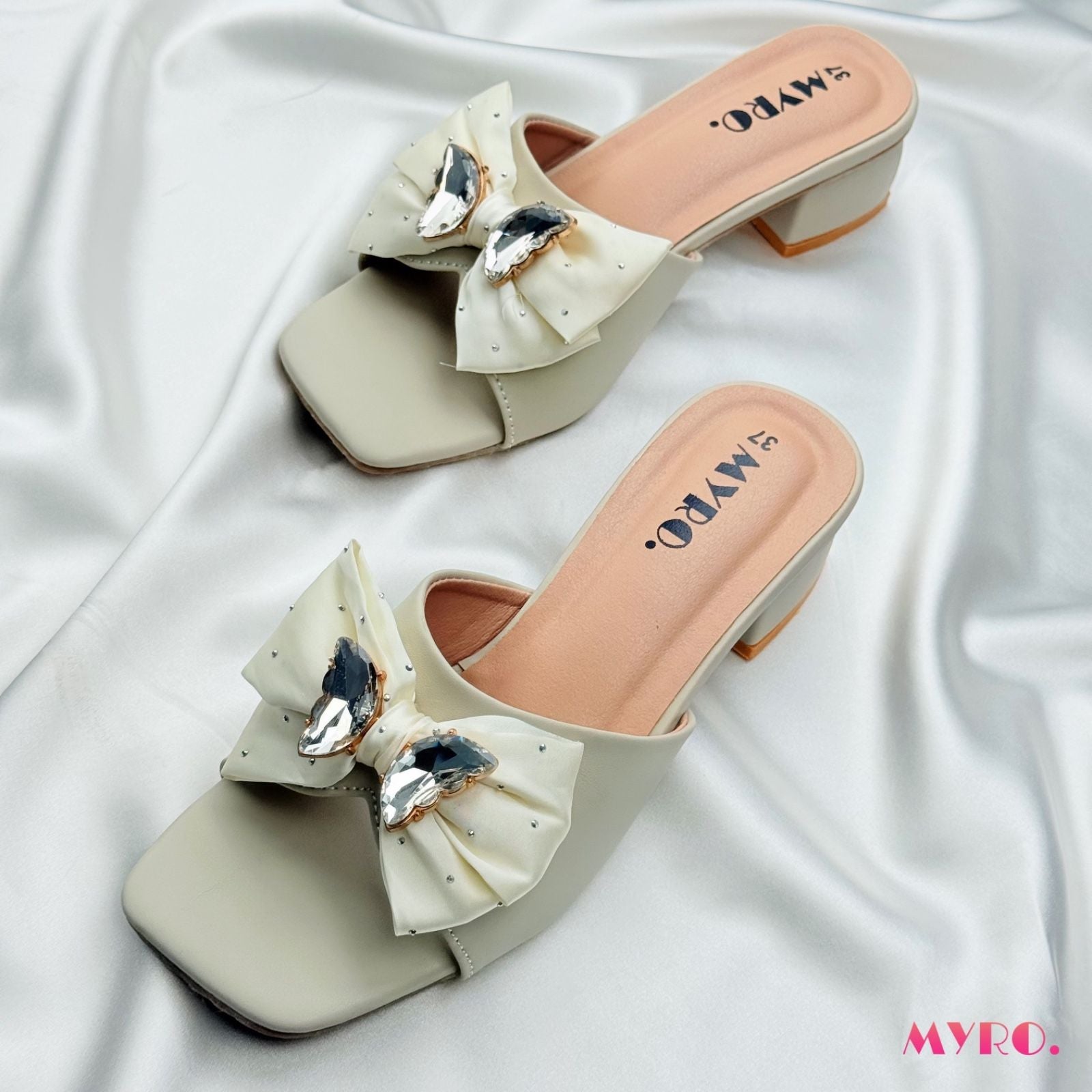 Velin Pastel Green Heel - MYRO