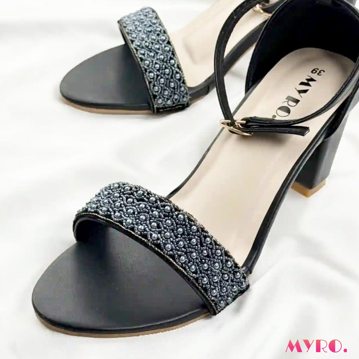 Zaria Black Heel - MYRO