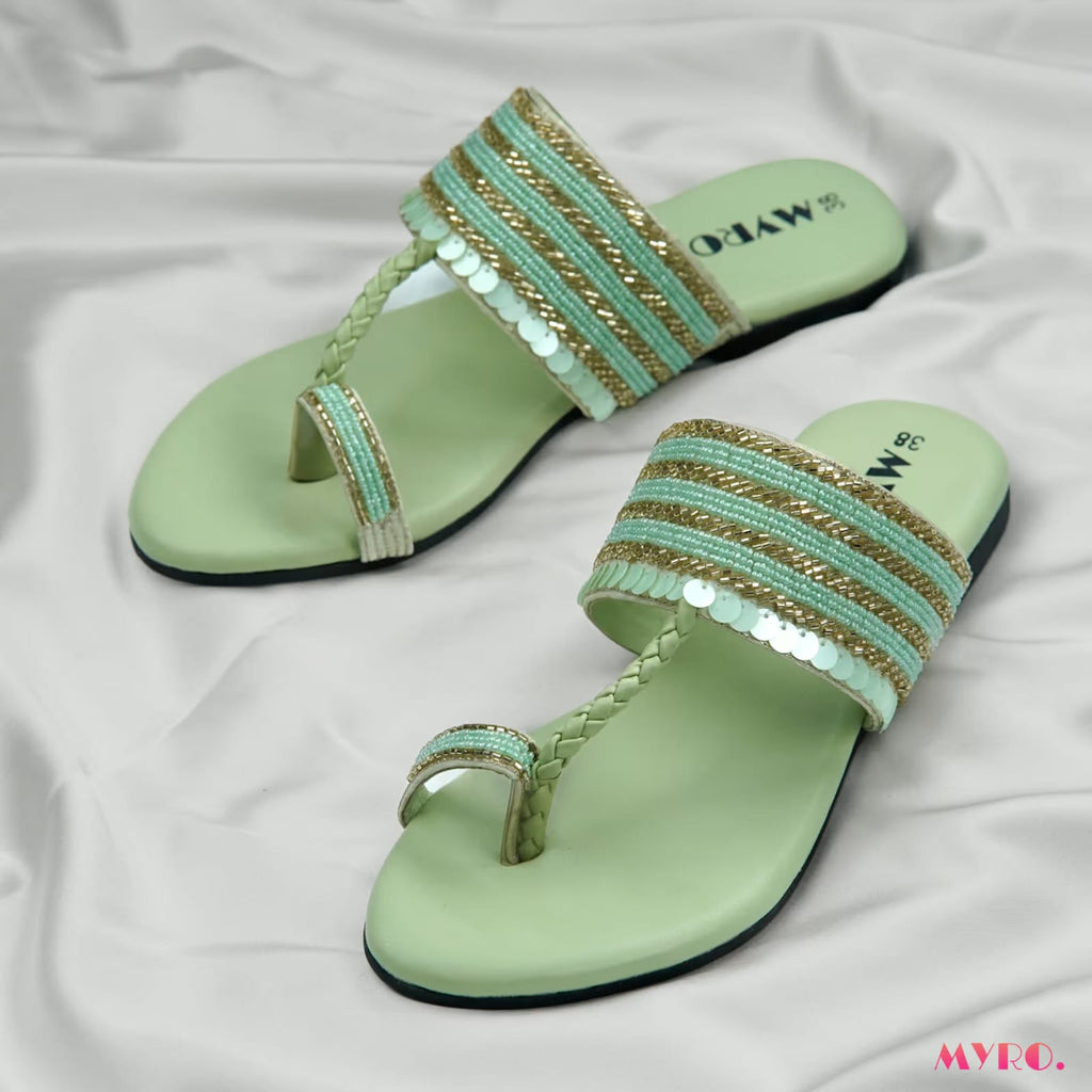 Ziya Mint Chappal - MYRO