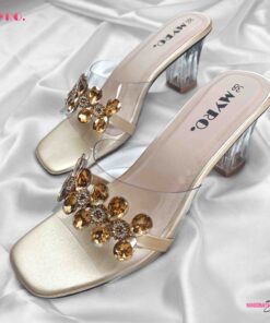 Zollan Gold High Glass Heel