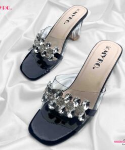 Zollan Black High Glass Heel