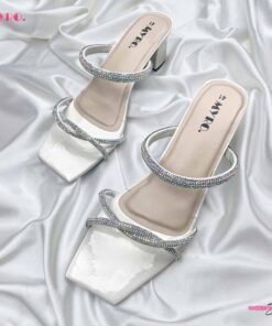 Siren White Heel