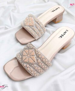 Velora Peach Low Heel