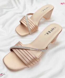 Floral Rose Gold Heel