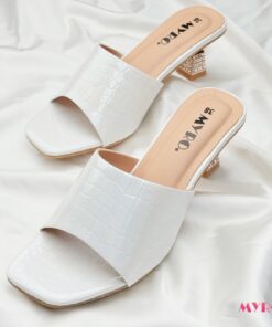 Zircon White Heel