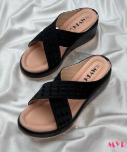 Luminous Black Boston Heel