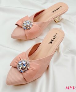Juva Pink Mules