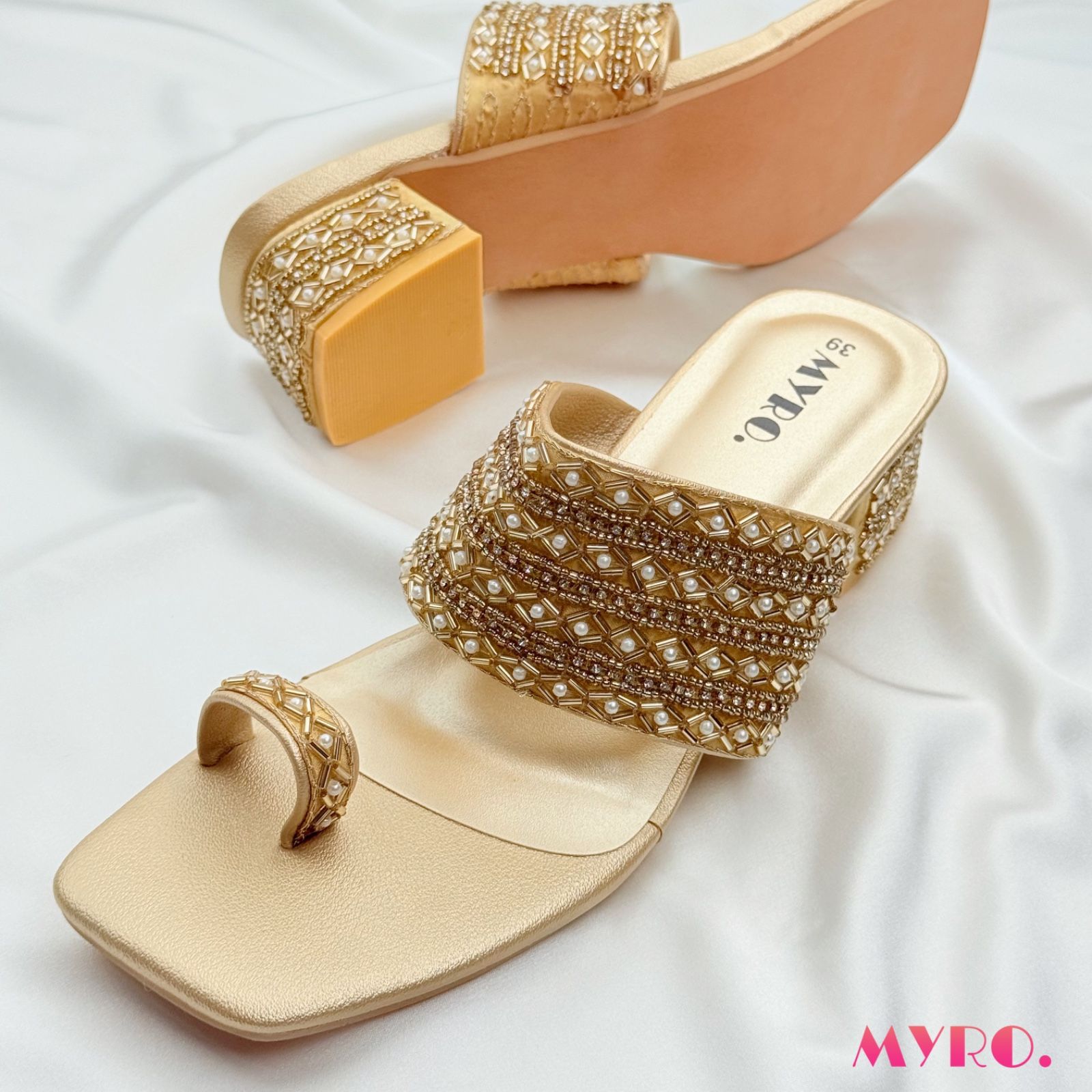 Sitara Gold Heel - Image 4