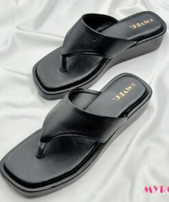 Zylo Black Boston Heel