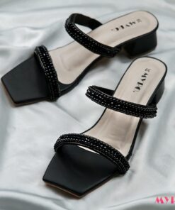 Anah Black Heel