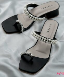 Alora Black Heel