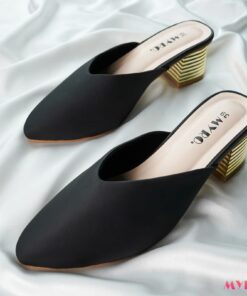 Mivi Black Mules