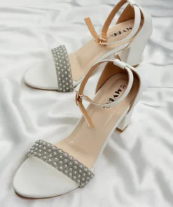 Zaria White Heel